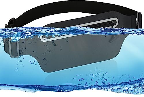 MOVOYEE Waterproof Wasit Pack, Black, L, 1-no Clear Window