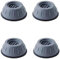 4 Stück Anti-Vibrations-Fußpolster Waschmaschine Gummimatte Slipstop Silent Skid Raiser Beine Waschmaschine Stützdämpfer Ständer-4 Stück