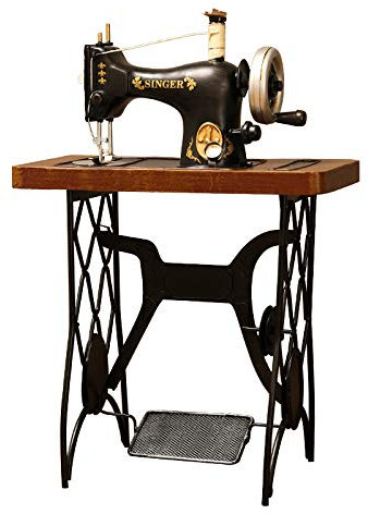 TsoLay Modello di macchina da cucire vintage in gel negozio di abbigliamento ornamenti per finestre vecchio oggetto
