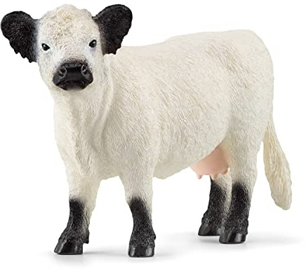 Schleich Farm World | Galloway Kuh 13960 | 4 x 13 x 9 cm | Spielfigur ab 3 Jahren | schleich Bauernhof Spielfigur | detailgetreue Tierfigur | Geschenk für Jungen und Mädchen