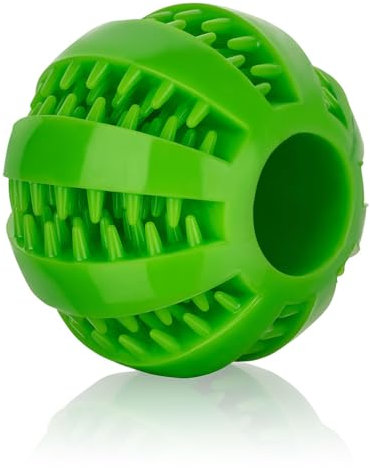 Knuffelwuff Dental Care Ball Made of TPR - Dental Care Function Nubs Dog Toy - Chew Toy - Ideal for Active Games and Outdoor Training - Dog Ball for Large and Small Dogs - BPA-Free