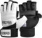 EVO Fitness MMA Handschuhe Muay Thai Gel Kickboxen Grappling Sparring Training Käfig Kampfsport Boxsack Kampfsport Taekwondo Karate (weiß, mittel)