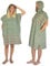 LeStoff Badeponcho - 100% Bio-Baumwolle - Leicht, Saugstark, Schnelltrocknend, Strandponcho, Handtuchponcho, Surfponcho, Umkleideumhang, Handtuchkleid, Duschponcho, Umziehponcho (Olive-Orange, M)