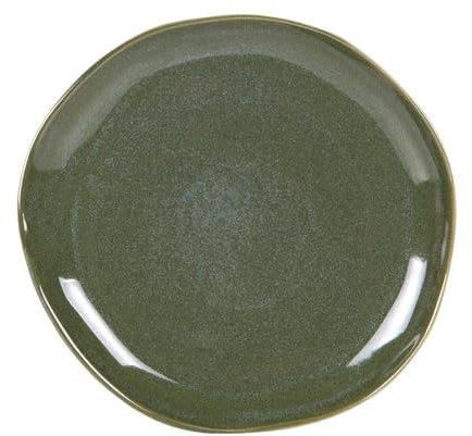 Table Passion - Assiette plate Symphony vert 27 cm (lot de 6)