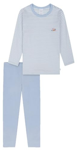 Schiesser Mädchen Schlafanzug Set Pyjama Lang - 100% Organic Bio Baumwolle - Größe 92 Bis 140 Pyjamaset (1er Pack)
