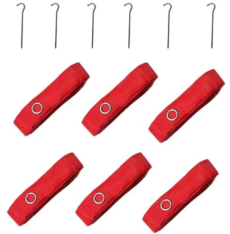 Goowafur Beachvolleyball-Begrenzungsschnüre,Sandvolleyball-Begrenzungsschnüre | Allwetter-Beachvolleyballschnüre für Sand | Inklusive rostfreier Spikes. Tragbare Volleyballschnüre für und