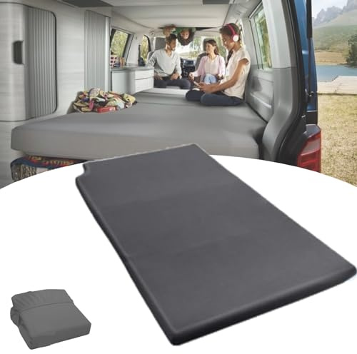 Wohnmobil Spannbettlaken für VW T5 T6 T6.1 T7 Ocean Faltbett Schutz | Luxus Bettlaken VW Camper Spannbettlaken Heckbett Faltbett Wohnmobilbett Camping Camper Zubehör