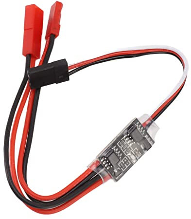 Interruttore RC, interruttore on/off del telecomando RC Canale elettronico PWM per controllo drone con luce a LED per auto camion RC, 3-30 V 20 A