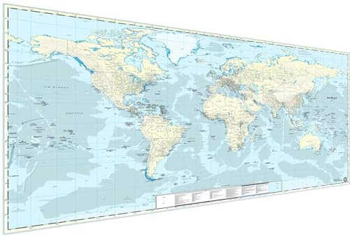 DIY Kit Pintura Diamante 60x120cm, Principiantes Diamond Painting Kit Completo Mapa Del Mundo Manualidades Niños, Pintura de Diamante Paisaje DIY Cristal Cuadro Diamantes Para Decoración Pared YG-324