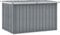 IKAYAA Gartenbox wasserdicht XXL Metall Gartenbox Metall Auflagenbox XXL Gartenbox XXL Garten Auflagenbox Kissenbox Werkzeugkasten Gerätebox Gartentruhe-Grau-149 x 99 x 93 cm