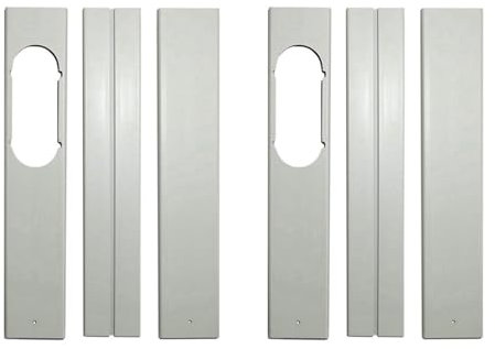 Spourita Juego de placas de aire acondicionado portátiles ajustables de 6 piezas, 55 cm