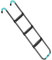 Pesoncarl Trampoline Accessories, Trampoline Ladder, 3 Step Steps with Wide Step, 13x38 Inch Stairs, Non-Slip Heavy Duty Removable Ladder for Kids