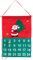 PEARL Weihnachtskalender: Adventskalender zum Selbstbefüllen, Weihnachtsmann-Motiv, 42,5 x 30 cm (Adventskalender zum Befüllen, Advents-Kalender, Weihnachten)