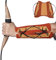 Huntingdoor Bogenschießen Armschutz 8.6 Zoll Bogen Leder Armschoner Bogenschützer Bogensport Zubehör