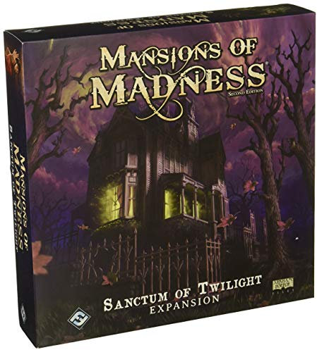 Fantasy Flight Games , Mansions of Madness 2nd Edition: Sanctum of Twilight Expansion, Board Game, Ages 14+, 1 to 5 Players, 120 to 180 Minutes Playing Time,Silver