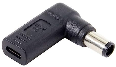 3.1 Tipo C USB-C a DC 7.4x5.0mm Adattatore Emulatore Trigger 90 gradi angolo