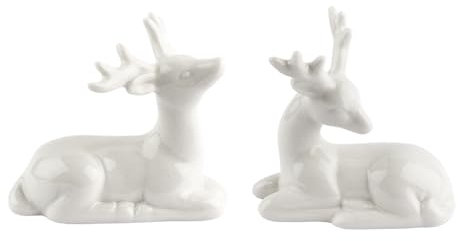 Ideen mit Herz Deko-Figuren, Hirsche, Verschiedene Designs, 2 Stück