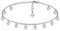 GD GOOD.designs Silberne Armkette mit Plättchen für Damen - Wasserfest - Edelstahl Armband mit 12 runden Coin I Größenverstellbares Armkettchen
