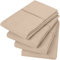 Utopia Bedding – 4er-Set Kissenbezüge – 50 x 75 cm – Oeko-TEX – Gebürstete Mikrofaser, 100% Polyester, mit Umschlagverschluss (Kissenfüllung Nicht enthalten), nur Kissenbezug – Beige