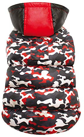 Croci Red Camou wattierte Jacke 80 cm - 38 g