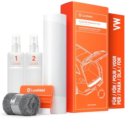 Luxshield Ladekantenschutz Folie für VW Passat Alltrack B8 3G I 2015-2024 - Stoßstangenschutz, Kratzschutz, Lackschutzfolie - Transparent