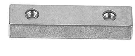 Socket Head Cap Screws Z043M Stainless Steel Square Nuts Zinc Alloy Metal Double Slot Nut Used to Fix Base or Reinforcing Plate High Strength and Anti-Rust