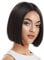 FASHION IDOL Schwarze Bob Lace Front Perücken für Frauen Synthetisches mittleres T-Teil Lace Front Perücken 10 Zoll Hitzebeständige Fasern Bob Perücke für den täglichen Partygebrauch