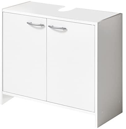 DEINE TANTE EMMA 935-101 Marbella Weiß WBU Waschbeckenschrank Waschbeckenunterschrank Badschrank FMD