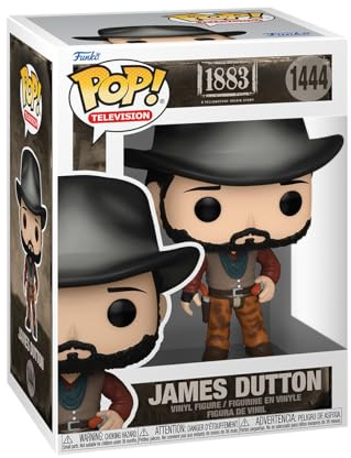 Funko POP! TV: 1883 - James Dutton | Official Merch - Collectable Vinyl Figurine for Shelf Display - Birthday Gift Idea for Fans and Collectors