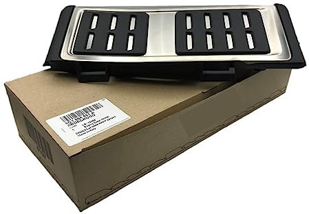 HZ-DESIGN Fussstütze Fussablage Edelstahl Fußstütze passend für Pedale Golf VII 7 MQB