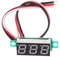OSALADI Amperemeter DC4-30V 0-10A aktuelle Anzeigetafel Meter LED-Digital-Amperemeter-Board-Modul Mini Plattentisch