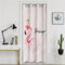 Odot Türvorhang Thermo mit Ösen, Flamingo Muster Blackout Kälteschutz Thermovorhang Winter Türvorhang Winddicht Türtrenner für Fenster Tür Schlafzimmer Schrank (200x190cm,Rosa Flamingo)