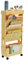 YOTATING Mobiles Bücherregal mit Rad, Großes Fassungsvermögen Buchregal Zeitschriftenwagen Kinder bewegliches Lager Bücherregal mit 5 Schichten für Haus, Klassenzimmer, Schule, Office, Orange