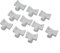 SMZhomeone Radiator Valve Keys White Plastic Radiator Bleeder Key Heater Bleed Key Wrench 10PCS Heater Bleed Tool For Plumbing