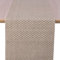 JEMIDI Tischläufer modern Beige 40x240cm - 100% Baumwolle - Moderne Tischläufer - Oeko-Tex Zertifiziert - Stoff Tischläufer - Table Runner Extra Lang - Maschinenwaschbar