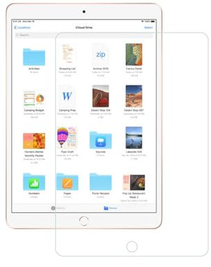 HYGMOCC Design für Apple iPad Air 3 (2019) 10,5 Zoll Displayschutzfolie aus gehärtetem Glas, kratzfest, blasenfrei, High Definition (1 Stück)