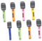 ifundom 8pcs Interactive Inflatable Microphones for Boy Girl Play Props for Parties Birthday Celebrations and Fun Safe Boy Girl-friendly Design