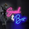 Snackbar Neonschild dimmbares Snackbar LED Neonlicht für die Wanddekoration USB betriebene Snackbar Leuchtschilder für Snackbar Kuchen Süßwarenladen Snackladen Kaffeebar Heimdekor