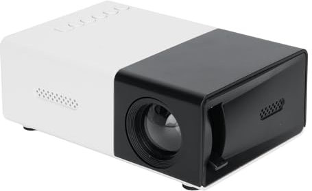 Projector, 1080p HD Tragbarer Filmprojektor, Smart Home Projector mit HDMI, USB, 3.5 Sound -Schnittstelle für Smartphone, Laptop, TV, Tablet, PC