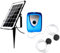 LAANCOO Aerator Solaire étang, Pompe étang Solaire réglable avec Pierres à Bulles et Sauvegarde de la Batterie pour Le Jardin Aquarium Piscine extérieure, Bleu, Pompe, aérateur pour