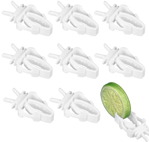 8 Stück Vogelkäfig Zubehör, Vogelkäfig Futterhalter Papageien Obst Gemüse Clips, Kunststoff Feeder Clip Vögel Haustier Futterspender Clips für Wellensittiche, Sittiche, Nymphensittiche, Kakadu