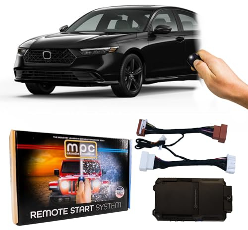 MPC Fernstart-Set, kompatibel mit Honda Accord 2023–2025, Plug-and-Play, 3-fache Drucksperre zum Starten, kein Kabelspleißen, USA Tech Support
