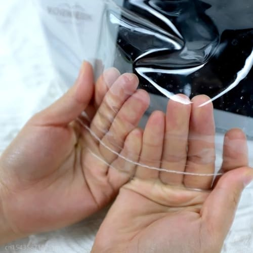 Desiumite Transparenter Öldichter Staubschutz für Thermomix für TM5, TM6 und TM7 Küchenmaschinen - PVC Schutzhülle mit eng anliegender Passform 32x24x38cm (TM7 Standard)(C)