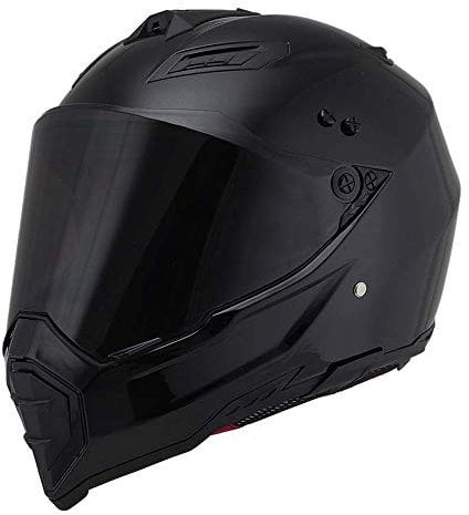 Woljay Off Road Helm Motocross-Helm Motorradhelm Motocrosshelme Fahrrad ATV (M, Schwarz)