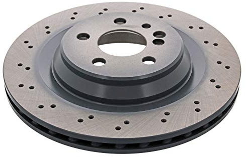 febi bilstein 43943 Brake Disc (1 Brake Disc) rear, perforated / internally ventilated, No. of Holes 5