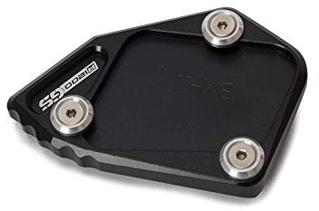 Carrfan Seitenständer-Platte Pad Motorrad Zubehör Fuß Seitenständer Erweiterung CNC Aluminium Kompatibel mit BMW R1200 GS 2007-2012 R1200 ADV 2008-2012