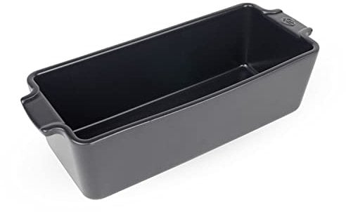 PEUGEOT - Ceramic Loaf Pan - 31 cm - Dishwasher Safe - Ultra-Smooth Anti-Abrasion Surface - 10 Year Guarantee - Made in France - Slate Colour
