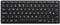 Perixx PERIBOARD-732B Wireless 2.4 GHz Backlit Mini Keyboard, X Type Scissor Keys, White Backlit, UK QWERTY, Black