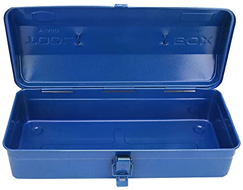 Werkzeugkästen, Tragbare Werkzeugkiste Verdickte Multifunktionseisen Werkzeugkasten Reparatur Werkzeug Aufbewahrungsbox Behälterhalter (37 * 16 * 11)