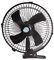 Baceyong Ventilateur électrique 12 V/24 V pour voiture, camionnette, maison, rotation à 180 °, 2 vitesses, flux d'air avec clip pour voiture, camion, bus, véhicule tout-terrain